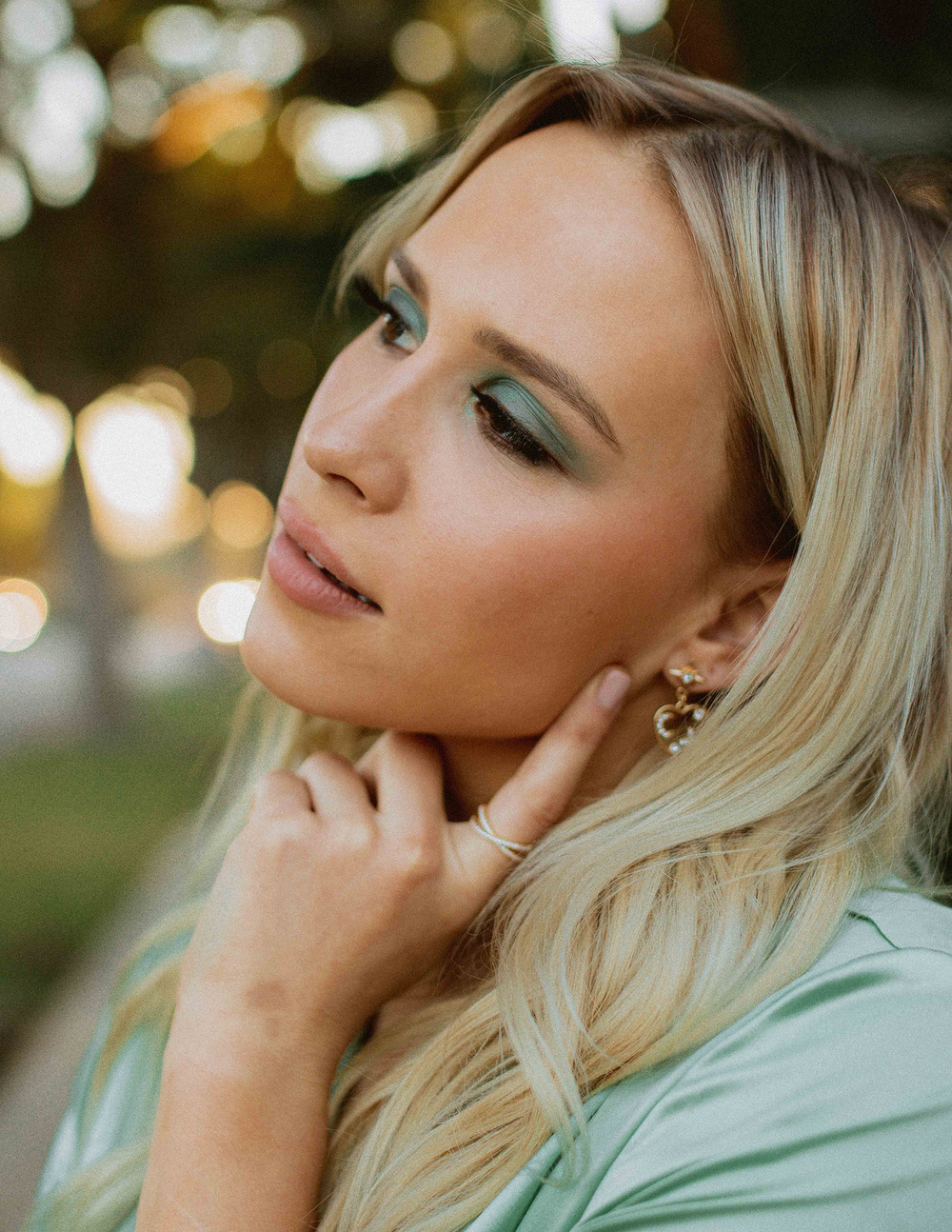 Portrait of Young Woman  Thinking of some Ideas