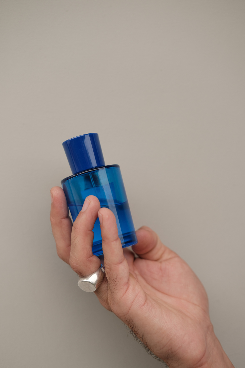 Blue Bottle of Perfume 